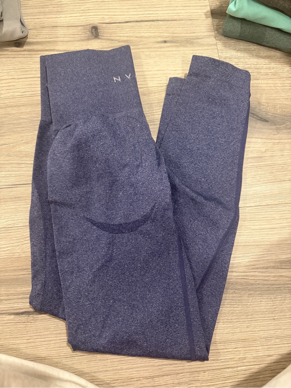 NVGTN Heathered Navy Leggings